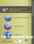 For Evaluation Only. Computing Fundamentals. Key Applications. Living Online. Your IC 3 Pathway Companion