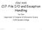 C17: File I/O and Exception Handling
