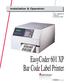 Installation & Operation. P/N Edition 5 November EasyCoder 601 XP Bar Code Label Printer
