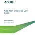 Adlib PDF Enterprise User Guide PRODUCT VERSION: 5.4