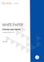WHITE PAPER PORTABLE LABEL PRINTERS. Comparing Devices TCO