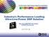 Industry s Performance Leading Ultra-Low-Power DSP Solution