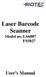 Laser Barcode Scanner Model no. LS6007 FS5027