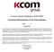 Customer Interface Publication: KCH CIP018. Technical Characteristics of the Telex Interface