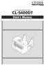 Thermal Label & Barcode Printer CL-S400DT