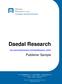 Daedal Research.  -v3440/ Publisher Sample