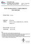 ELECTROMAGNETIC COMPATIBILITY TEST REPORT