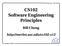 CS102 Software Engineering Principles