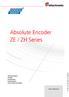 Absolute Encoder ZE / ZH Series