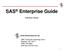 SAS Enterprise Guide. Kathleen Nosal Yarmouth Greenway Drive Madison, WI (608)