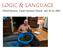logic & language Daniel Jackson Lipari Summer School July 18-22, 2005