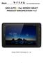 NEW AUTOID Pad SERIES TABLET PRODUCT SPECIFICATION V1.2