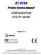 BT Printer Combo Adapter CONFIGURATION UTILITY GUIDE VERSION 1.0
