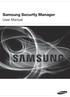 Samsung Security Manager User Manual