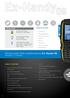 Intrinsically Safe mobile phone Ex-Handy 08 For Zone 1 / 21, Division 1. Scope of delivery. Certification. Zone 1 / 21, Div. 1.