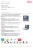 Data Sheet Fujitsu LIFEBOOK S751 Notebook