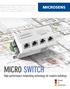 MICRO SWITCH. High-performance networking technology for modern buildings