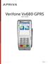 Verifone Vx680 GPRS. User Guide PAGE 1. APRIVA_Vx680_USERPRK_1.0