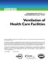 Ventilation of Health Care Facilities