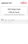 Application Note. EMC Design Guide. F 2 MC-8L Family. History 04 th Jul 02 NFL V1.0 new version