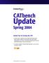 CATbench Update Spring 2004 Helpful Tips for Viewing this PDF