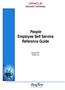 People Employee Self Service Reference Guide. August 2017 Version 3.0
