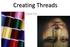 Creating Threads COMP755