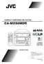 CA-MXS6MDR COMPACT COMPONENT MD SYSTEM INSTRUCTIONS LVT A [B] COMPACT DIGITAL AUDIO