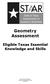 Geometry Assessment. Eligible Texas Essential Knowledge and Skills