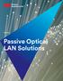 Overview. Passive Optical LAN Solutions
