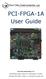 PCI-FPGA-1A User Guide