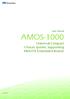 user manual AMOS-1000 Universal Compact Chassis System, Supporting Mini-ITX Embedded Boards Revision