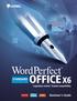 Contents. 1 Introducing Corel WordPerfect Office X Customer profiles New and enhanced features Favorite features...