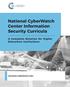 National CyberWatch Center Information Security Curricula
