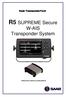 R5 SUPREME Secure W-AIS Transponder System