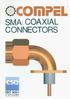 SMA SERIES COAXIAL CONNECTORS