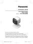 Installation Guide. Home Network System Indoor Camera KX-HNC200E. Model No. Thank you for purchasing a Panasonic product.