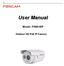 V1.1. User Manual. Model: FI9803EP. Outdoor HD PoE IP Camera