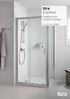 Ura Express. Timeless and functional design. Shower screens in stock
