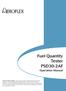 Fuel Quantity Tester PSD30-2AF. Operation Manual