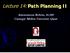 Lecture 14: Path Planning II. Autonomous Robots, Carnegie Mellon University Qatar
