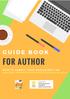 INTRODUCTION. This guidebook provides step-by-step information on the process of submission on the new website.