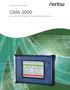 Product Overview Brochure. CMA 3000 All-In-One Field Tester for Fixed and Mobile Networks