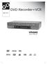 DVD Recorder+VCR VR4940. User Manual