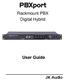 PBXport. Rackmount PBX Digital Hybrid. User Guide. JK Audio