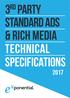 3 rd party Standard ads & rich media technical Specifications