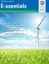 E-ssentials. Renewables Technical industry e-news updates essential to your operations. TÜV SÜD Vol. 1 May 2011