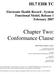 Chapter Two: Conformance Clause