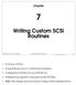 Writing Custom SCSI Routines