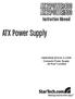 ATX2POWER430 ATX2POWER530. Instruction Manual. ATX Power Supply. 430W/530W ATX12V 2.3 EPS Computer Power Supply - 80 Plus Certified